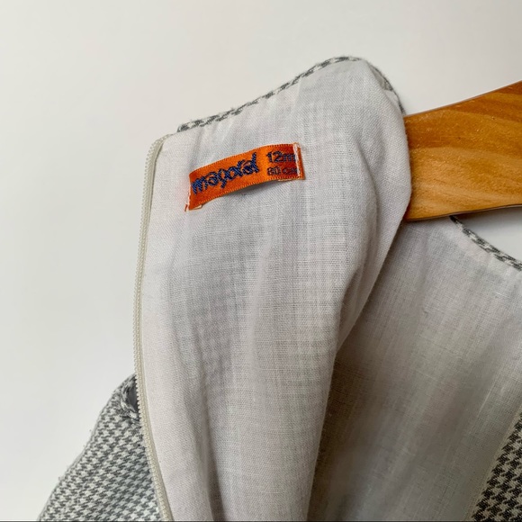 Mayoral Houndstooth Floral Dress•Like New - Picture 6 of 6